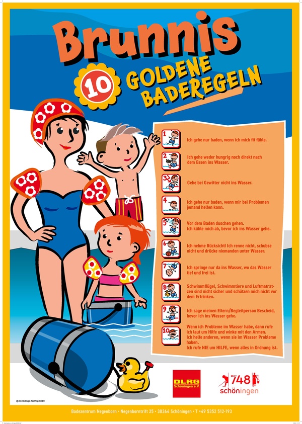 Unsere Baderegeln
